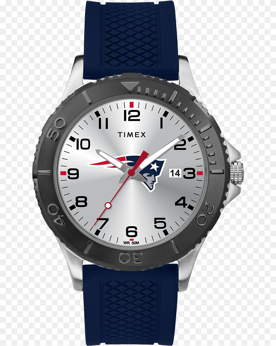 Gamer Navy New England Patriots Large Watch, Arm, Body Part, Person, Wristwatch Free Transparent Png