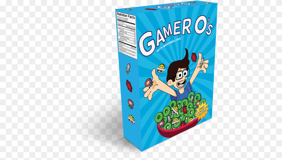 Gamer O39s Cereal Box, Baby, Person, Face, Head Png Image