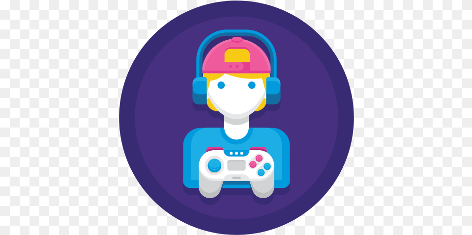 Gamer People Icons Playing Games, Electronics, Face, Head, Person Png