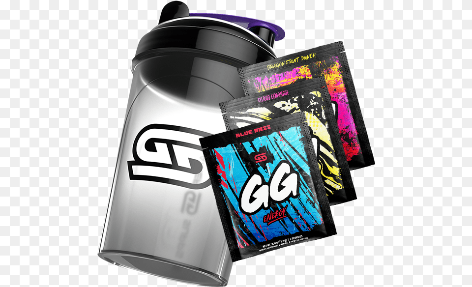 Gamer Supps Sample, Bottle, Shaker Free Transparent Png