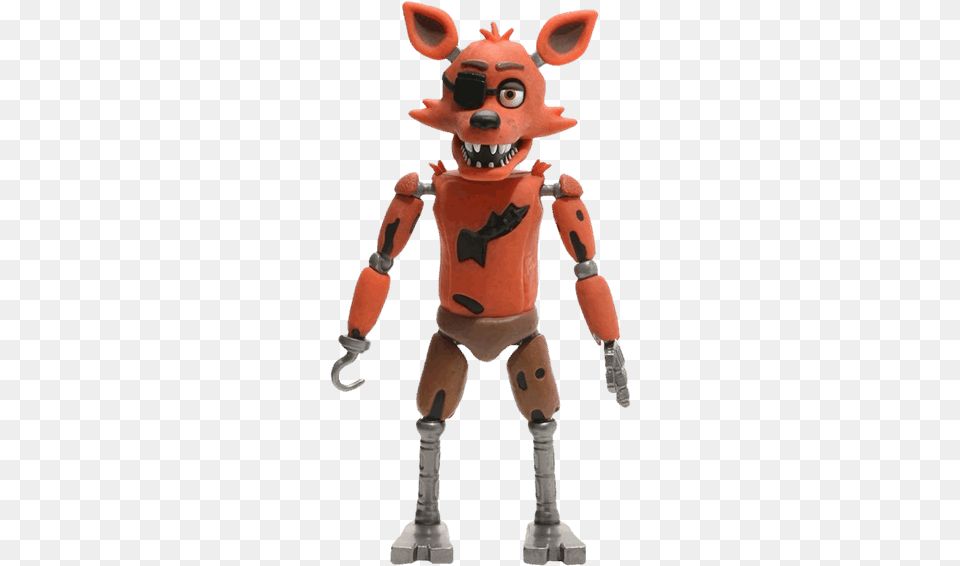 Games Action Figure 215 Five Nights At Freddy39s Glow In The Dark Foxy Figure, Baby, Person, Robot Png Image