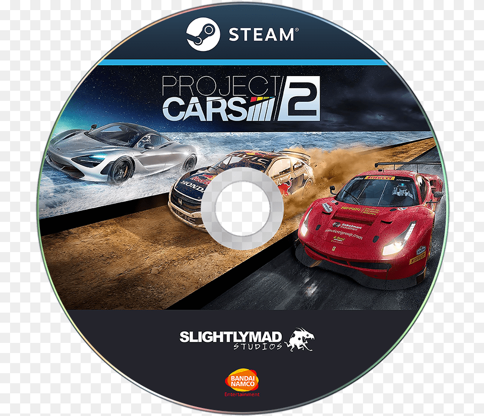 Games Disc Pack Project Cars 2, Car, Disk, Dvd, Transportation Free Png Download