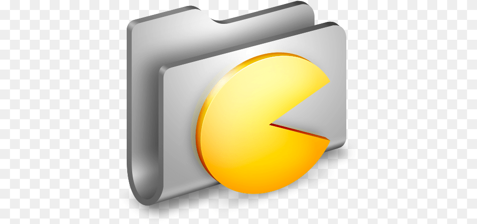 Games Metal Folder Icon Pac Man Ico File, Electrical Device, Switch Free Transparent Png