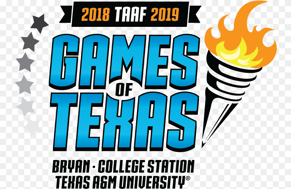 Games Of Texas Logo Games Of Texas 2018, Light, Torch Png Image