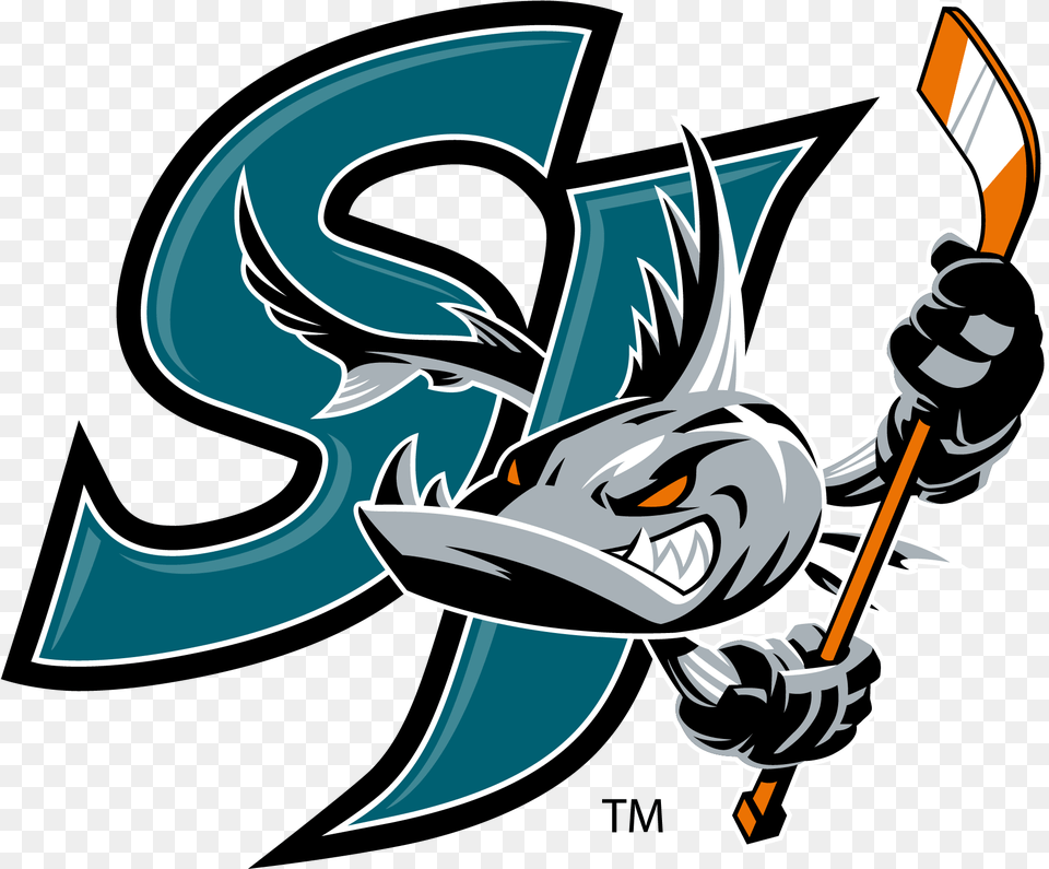 Games San Diego Gulls San Jose Barracuda Logo, Sword, Weapon, Animal, Fish Png Image