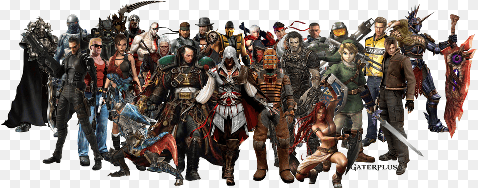 Games Video Games Characters, Knight, Person, Weapon, Sword Free Png Download