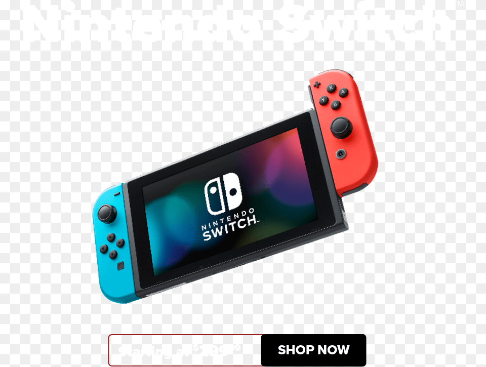 Gamestop Nintendo Switch Bundle Transparent Background Nintendo Switch Blue And Red, Electronics, Mobile Phone, Phone, Screen Png