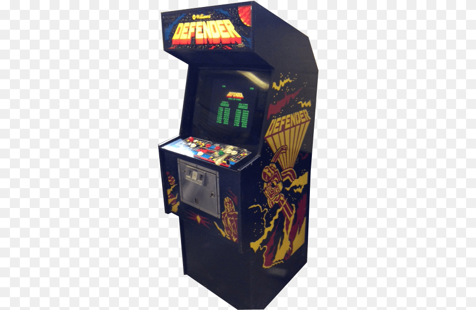 Gamesvideo Game Arcade Cabinetarcade Devicemachinefictional Defender Arcade, Arcade Game Machine Png