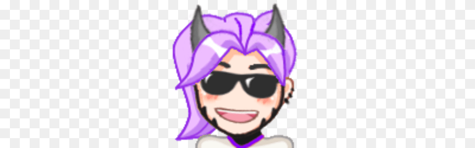 Gamewisp Emotes Approved Subscription Tools For Twitch Streamers, Purple, Accessories, Sunglasses, Person Free Png