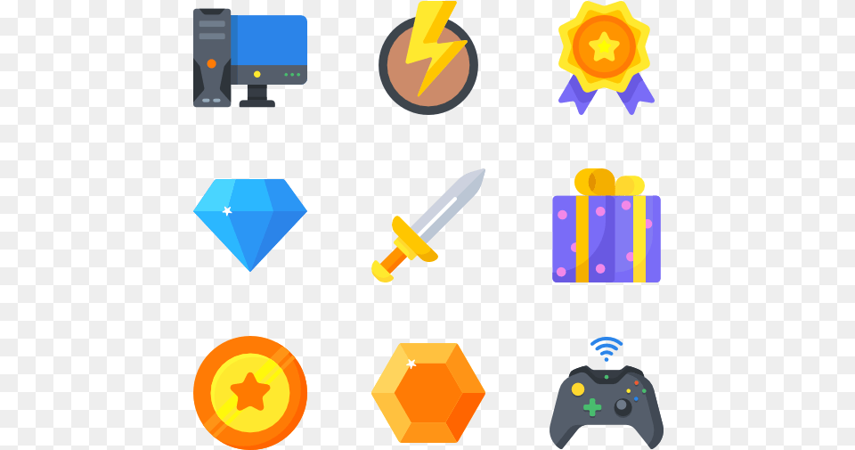 Gaming 3d Game Icon, Blade, Dagger, Knife, Weapon Free Transparent Png
