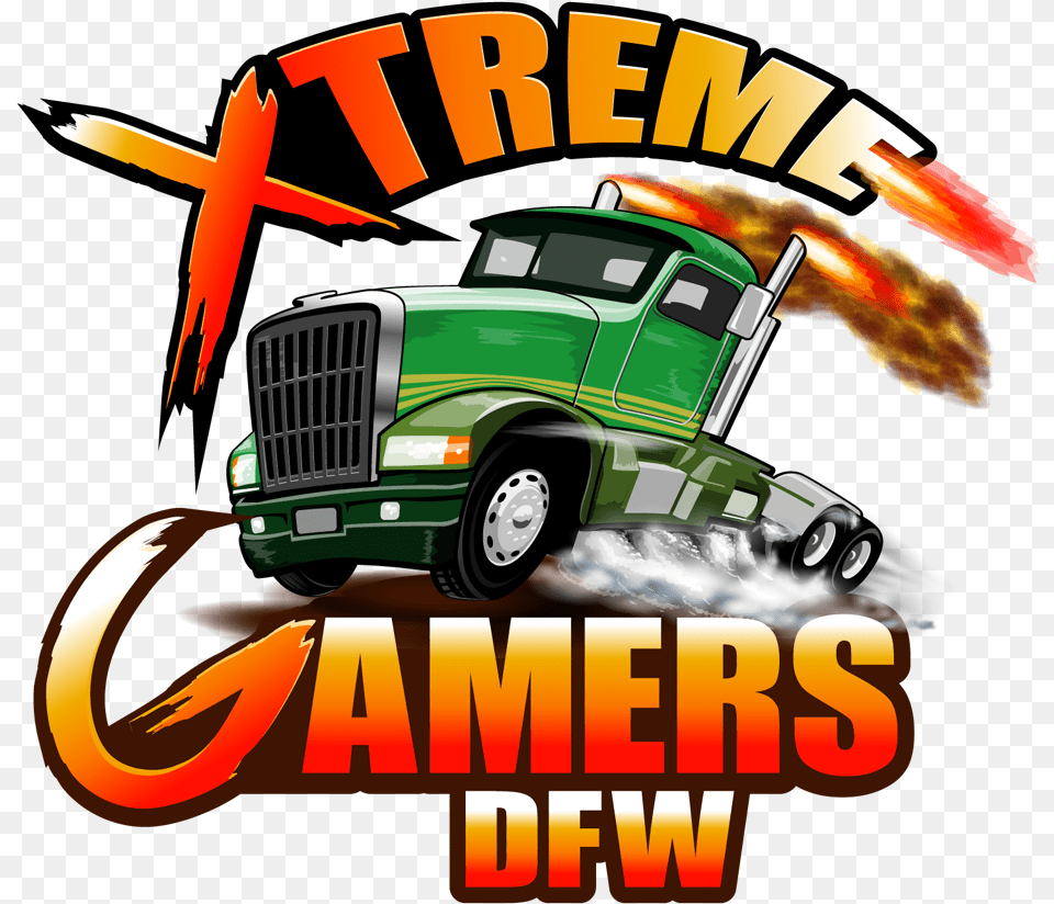 Gaming Clipart Game Truck Extreme Gamers Game Truck, Vehicle, Car, Transportation, Trailer Truck Free Png Download