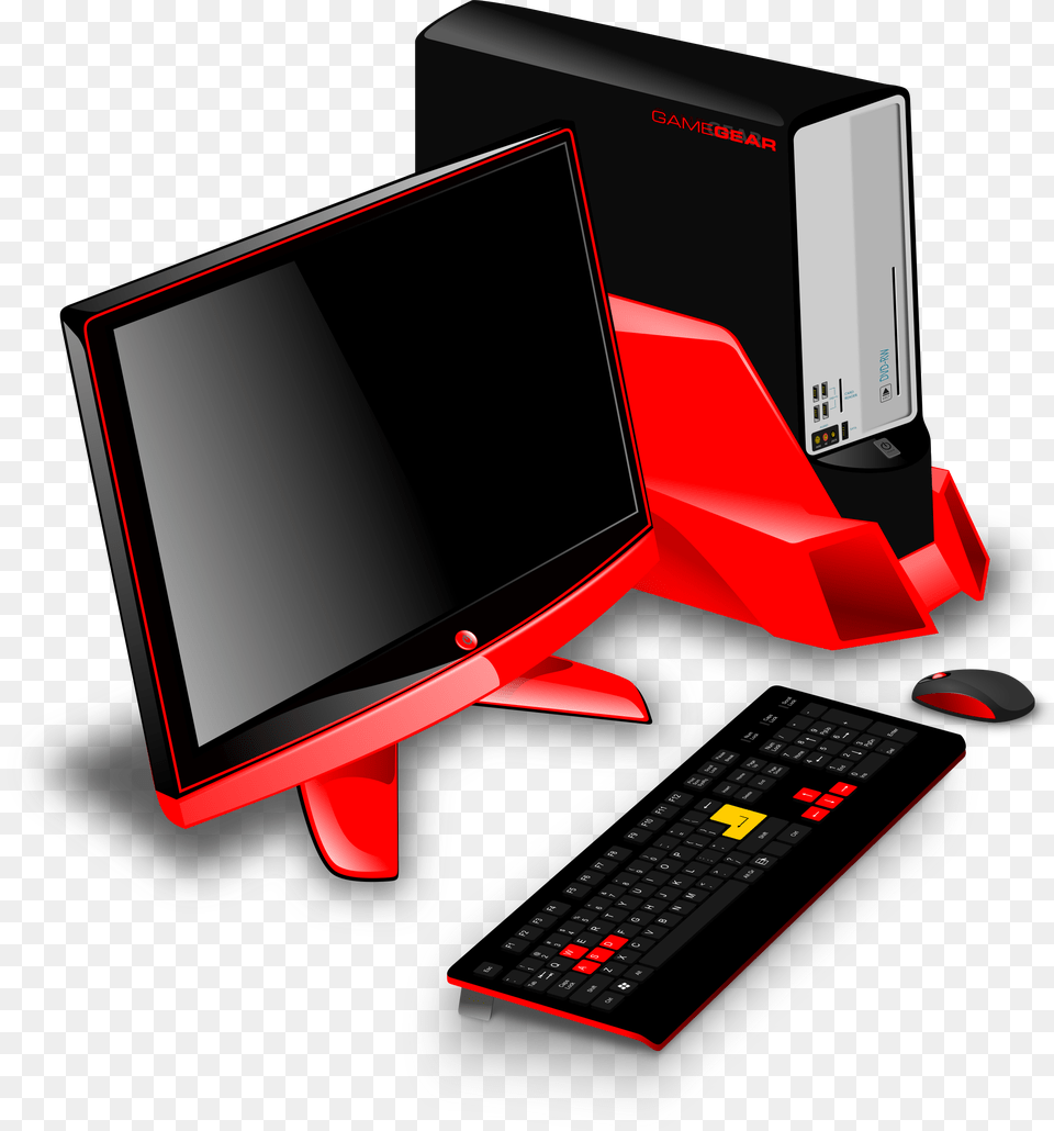 Gaming Computer, Electronics, Pc, Computer Hardware, Computer Keyboard Free Transparent Png