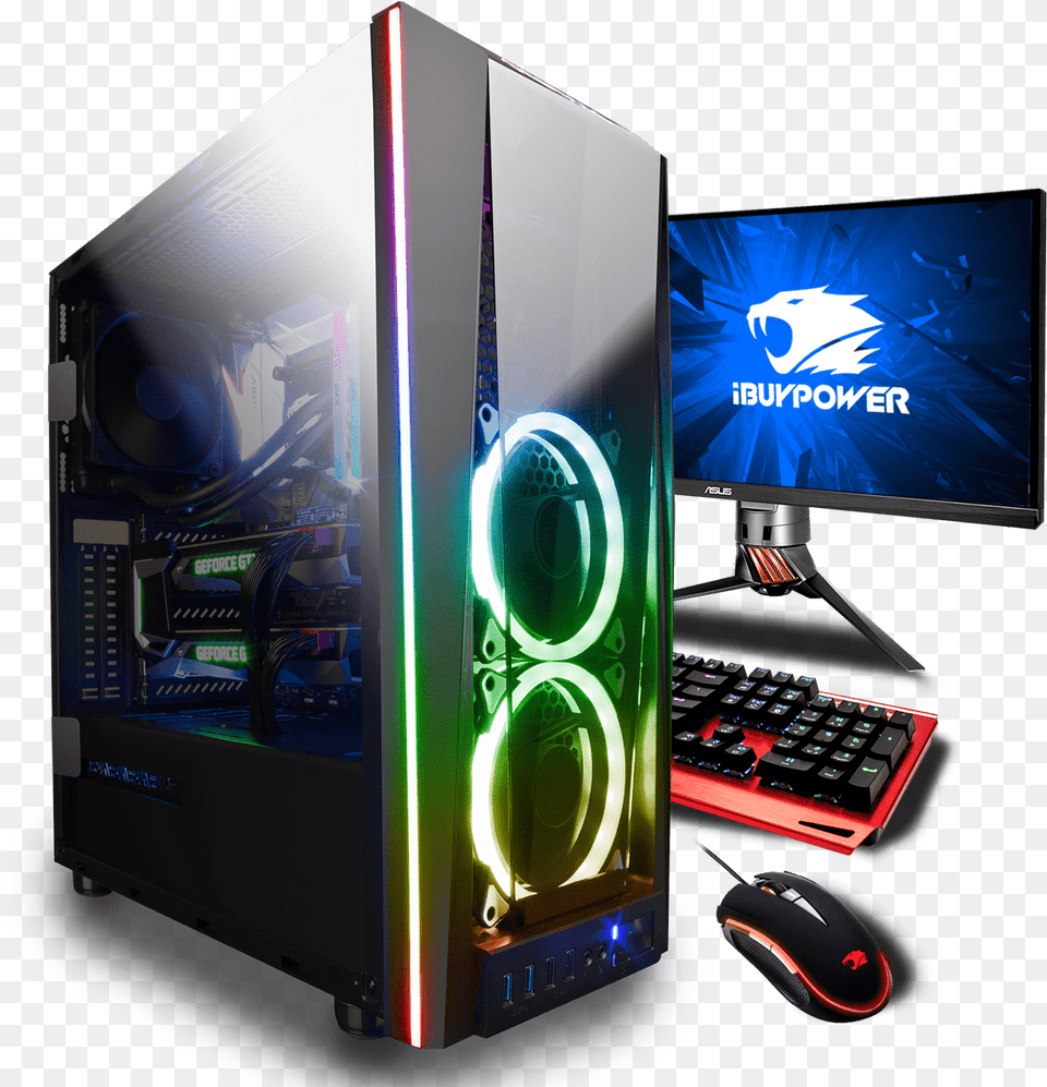 Gaming Computer Ibuypower Gaming Pc, Computer Hardware, Electronics, Hardware, Monitor Free Transparent Png