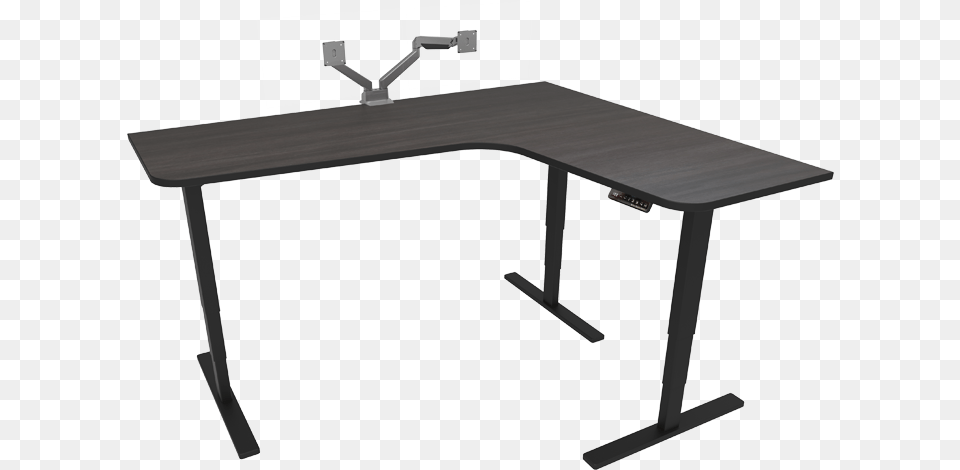 Gaming Desk Electric Gaming Stand Up Desk, Furniture, Table, Dining Table, Electronics Free Png Download