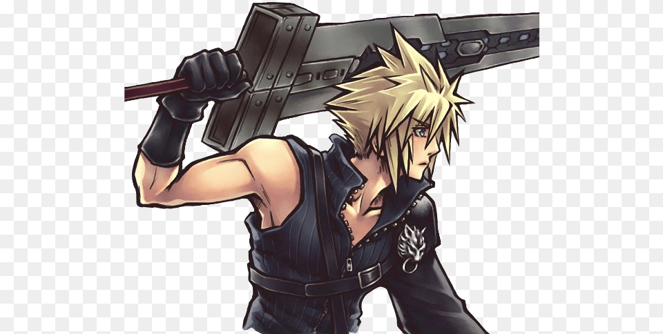 Gaming Ffvii Ff7 Final Fantasy Vii Finalfantasy Tifa Dissidia, Book, Comics, Publication, Adult Free Transparent Png