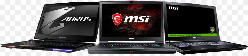 Gaming Laptops From Aorus And Msi Msi, Computer, Electronics, Laptop, Pc Png
