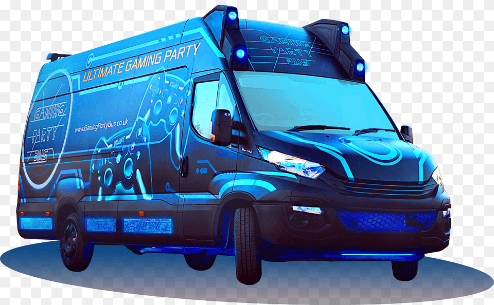 Gaming Party Bus, Transportation, Van, Vehicle, Car Free Png