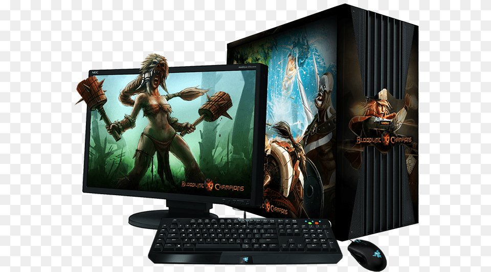 Gaming Pc, Computer, Electronics, Adult, Person Free Png