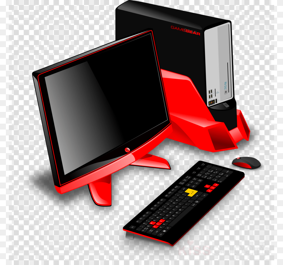 Gaming Pc Clip Art Clipart Computer Keyboard Laptop Clip Art Gaming Computer, Electronics, Computer Hardware, Computer Keyboard, Hardware Png