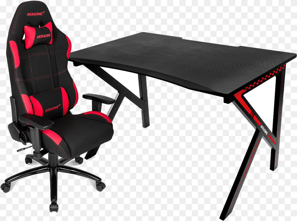 Gaming Table And Chair, Desk, Furniture, Cushion, Home Decor Free Transparent Png