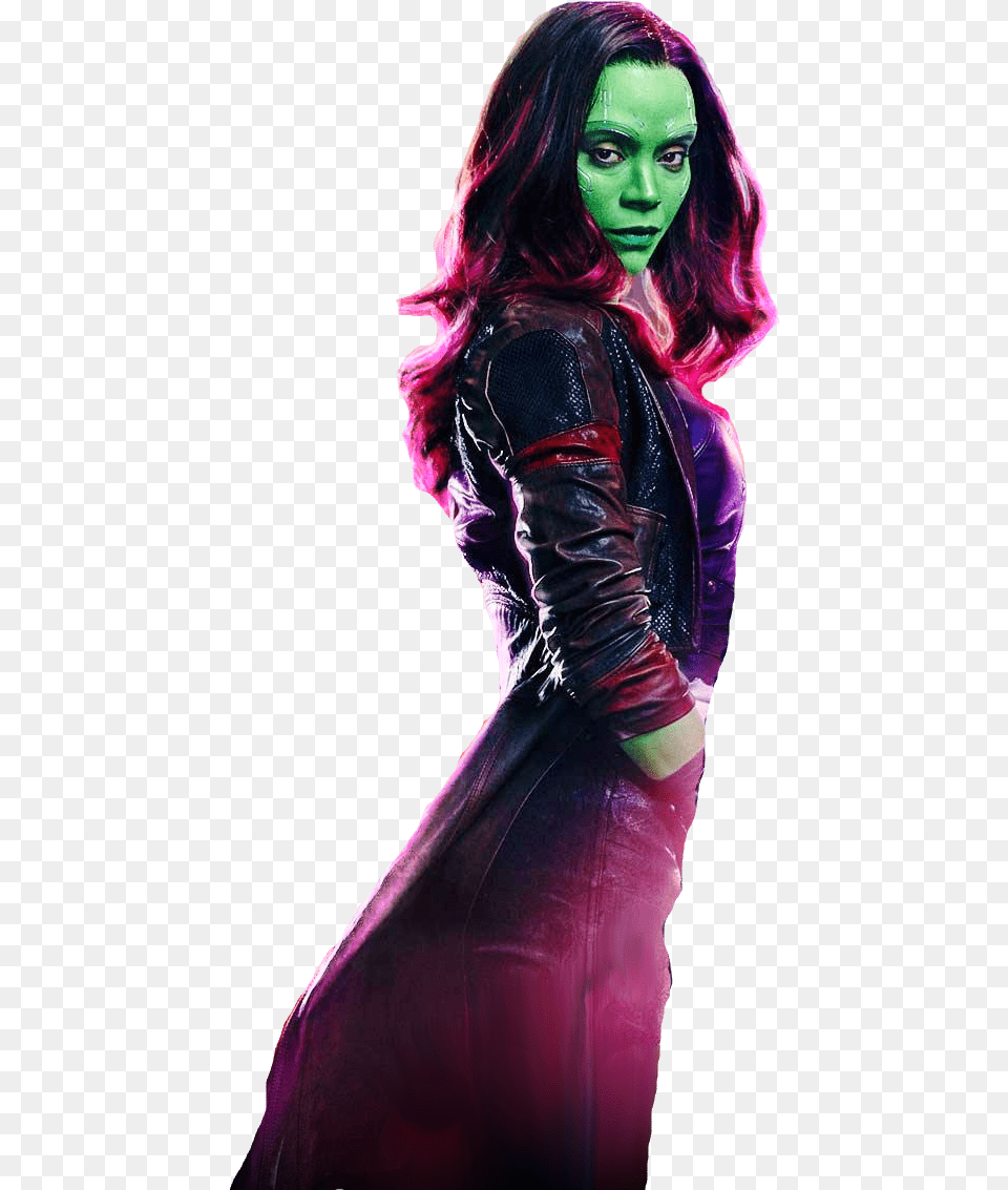 Gamora Gamora Guardianes De La Galaxia, Adult, Purple, Person, Woman Free Transparent Png