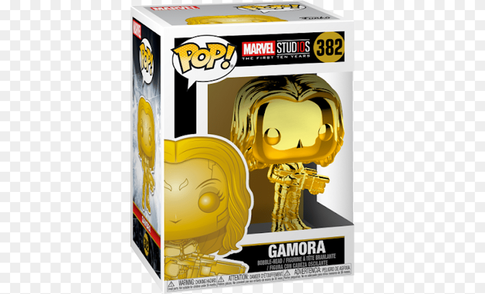 Gamora Gold Chrome Vinyl Pop Vinyl, Treasure, Adult, Female, Person Free Png