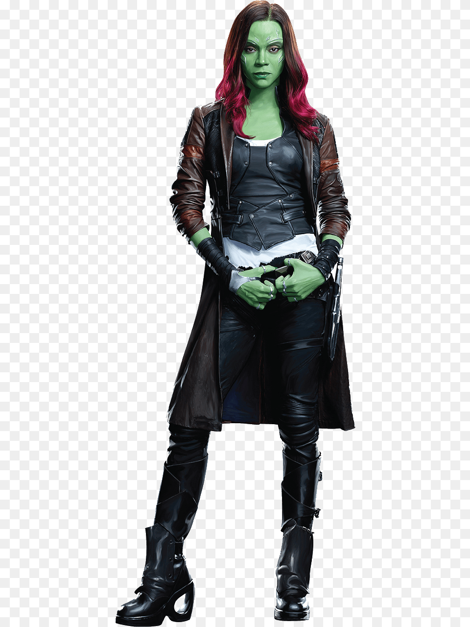 Gamora Gomorrah Guardian Of The Galaxy Costume, Clothing, Coat, Jacket, Adult Free Transparent Png
