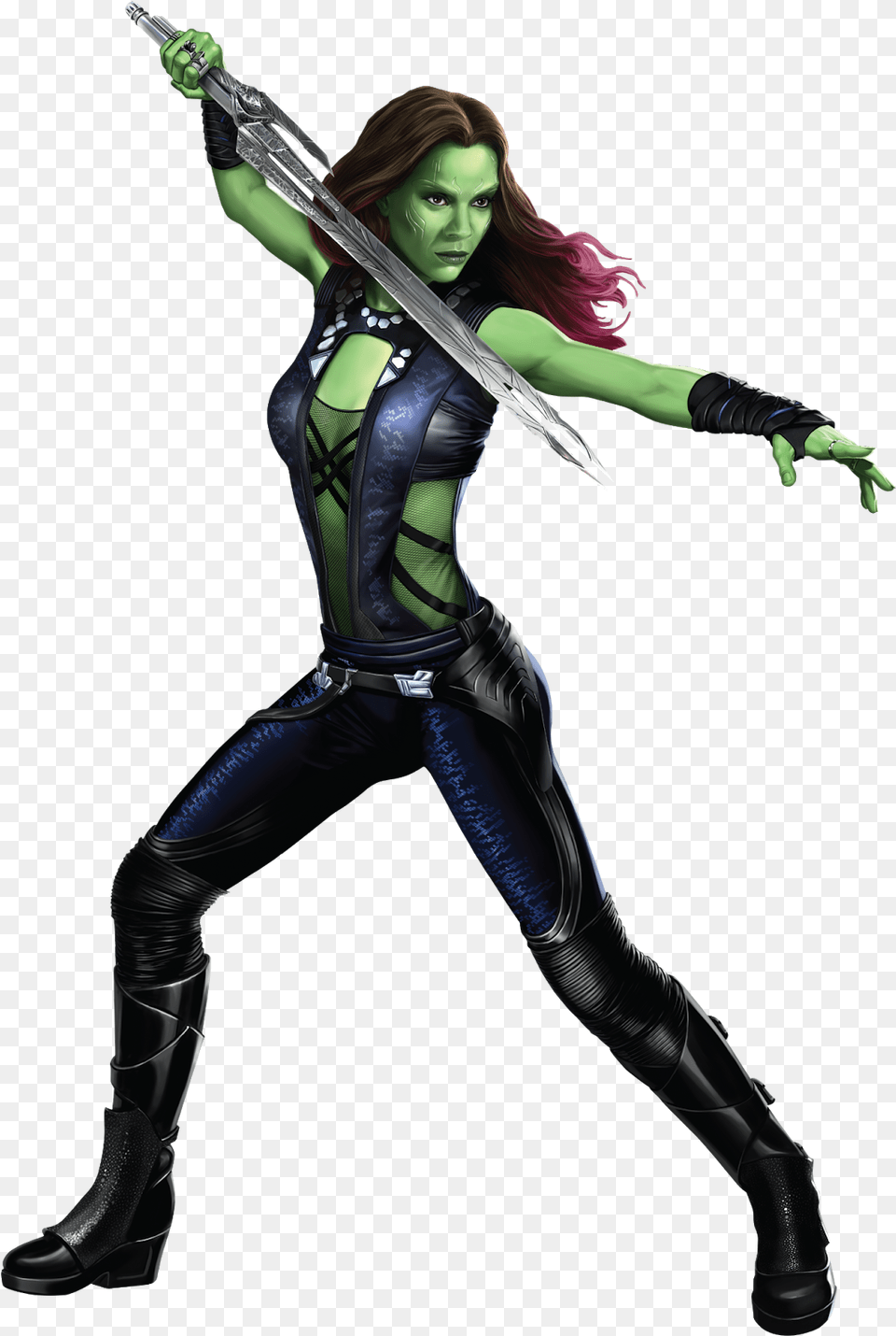 Gamora Guardians Of The Galaxy, Weapon, Clothing, Costume, Sword Free Png