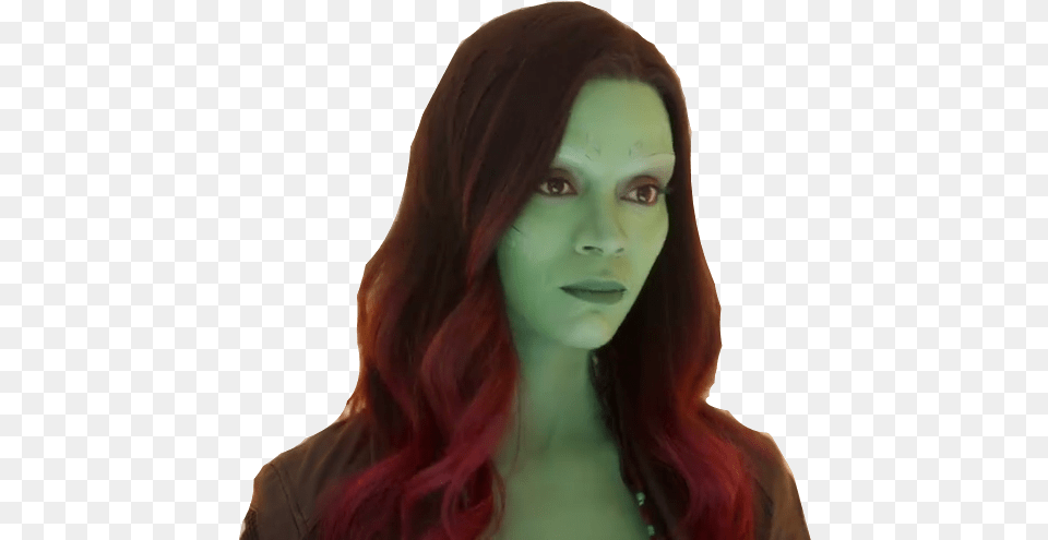 Gamora Of The Galaxy Girl, Adult, Face, Female, Head Png