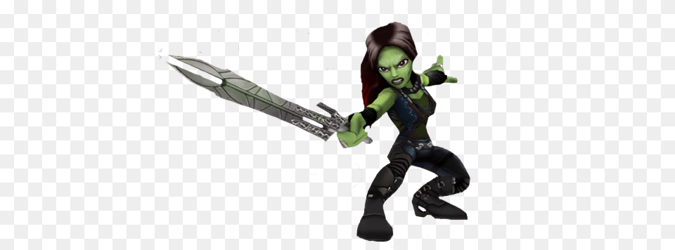 Gamora Pic Guardians Of The Galaxy Gamora, Person, Blade, Dagger, Knife Free Png