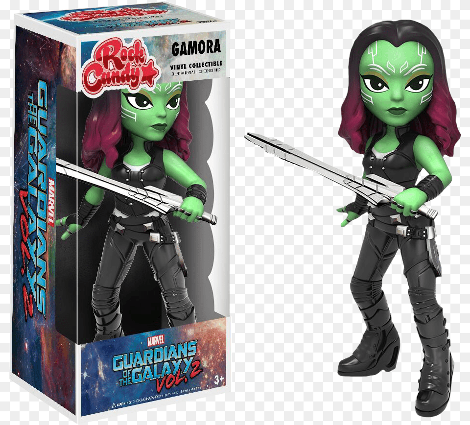 Gamora Rock Candy 5 Vinyl Figure Rock Candy Funko Gamora, Book, Comics, Publication, Person Free Transparent Png