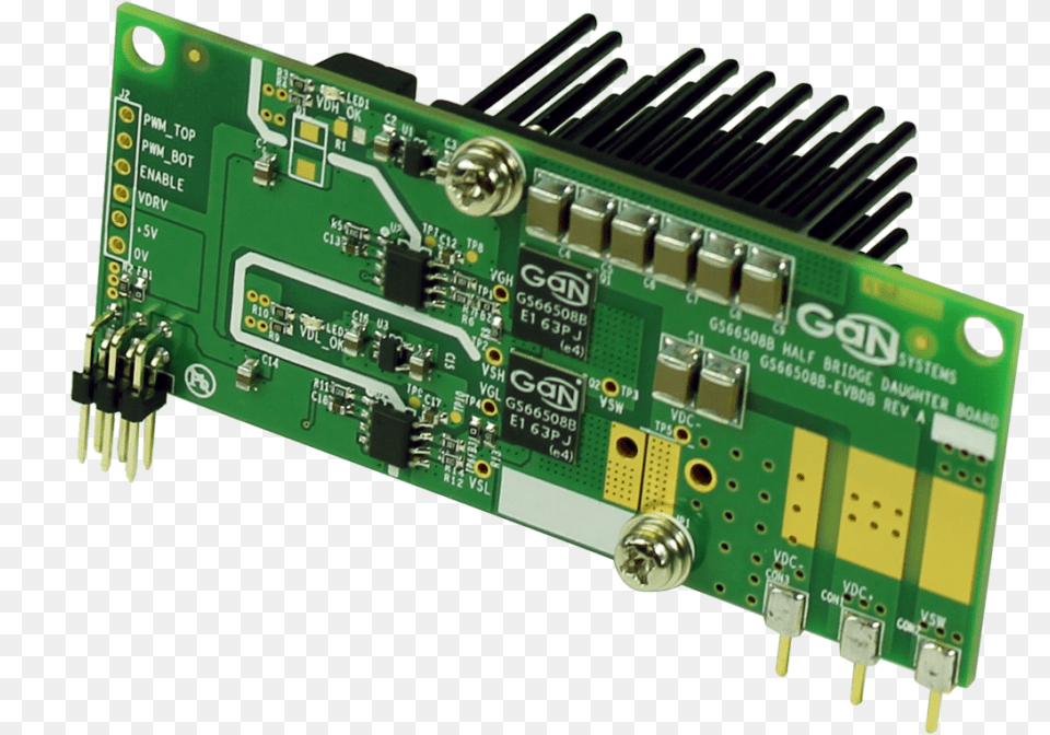 Gan Systems Heat Sinks, Electronics, Hardware, Computer Hardware, Printed Circuit Board Free Png Download