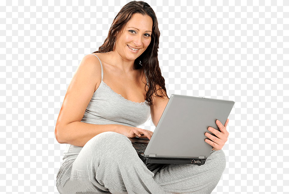 Gana Dinero En Pijamas Traduciendo Desde Casa Nete Personas En Pijamas, Adult, Person, Pc, Laptop Free Png Download