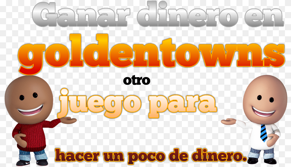 Ganar Dinero En Goldentowns Otro Juego Para Hacer Cartoon, Baby, Person, Face, Head Free Png