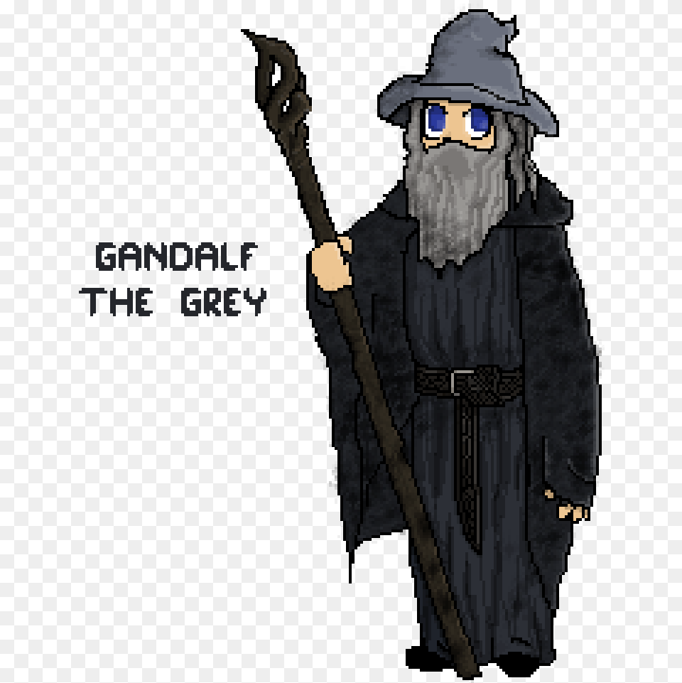 Gandalf, Fashion, Person, Spear, Stick Free Png Download