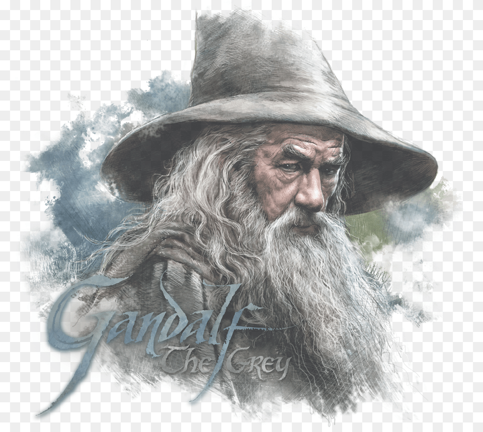 Gandalf, Portrait, Photography, Person, Head Free Png Download