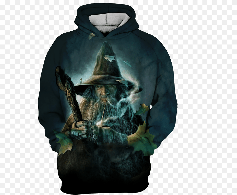 Gandalf, Hoodie, Clothing, Sweatshirt, Sweater Free Transparent Png