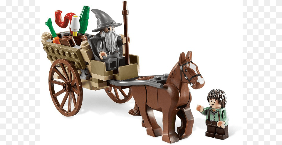 Gandalf Arrives Lego Gandalf Arrives, Wheel, Machine, Wagon, Vehicle Png Image