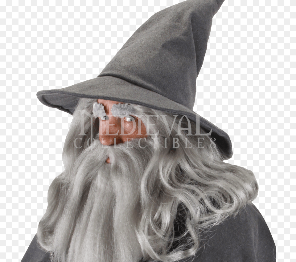 Gandalf Hat Transparent Hq Image Gandalf Hat, Clothing, Hood, Adult, Person Free Png