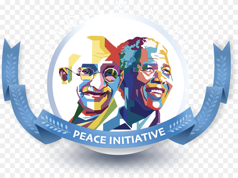 Gandhi Mandela Peace Initiative, Logo, Baby, Person, Face Free Transparent Png