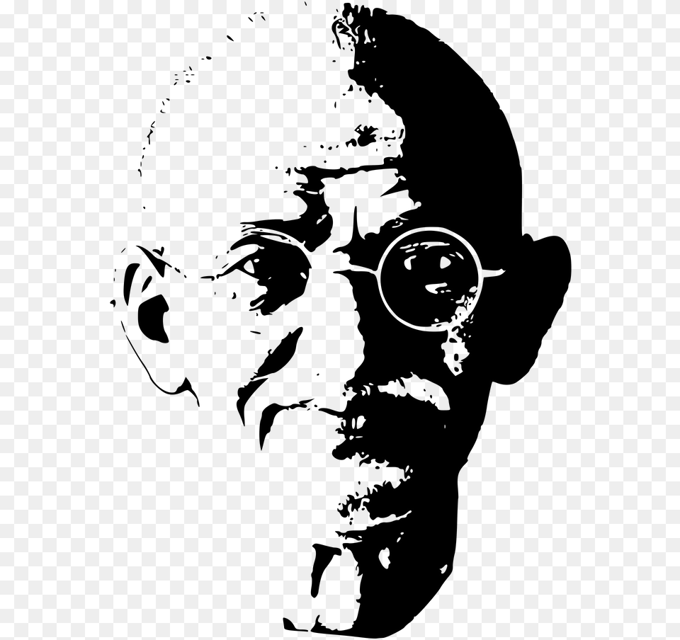 Gandhi T Shirt, Photography, Art, Person, Accessories Free Png Download