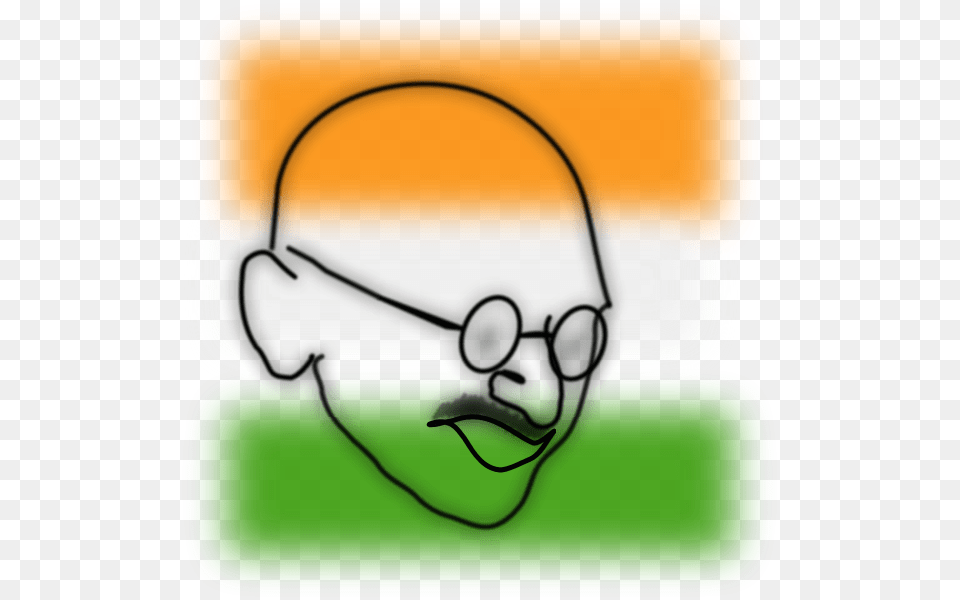 Gandhi Vector Mahatma Gandhi Sketches Outline, Accessories, Glasses, Bag, Handbag Free Transparent Png