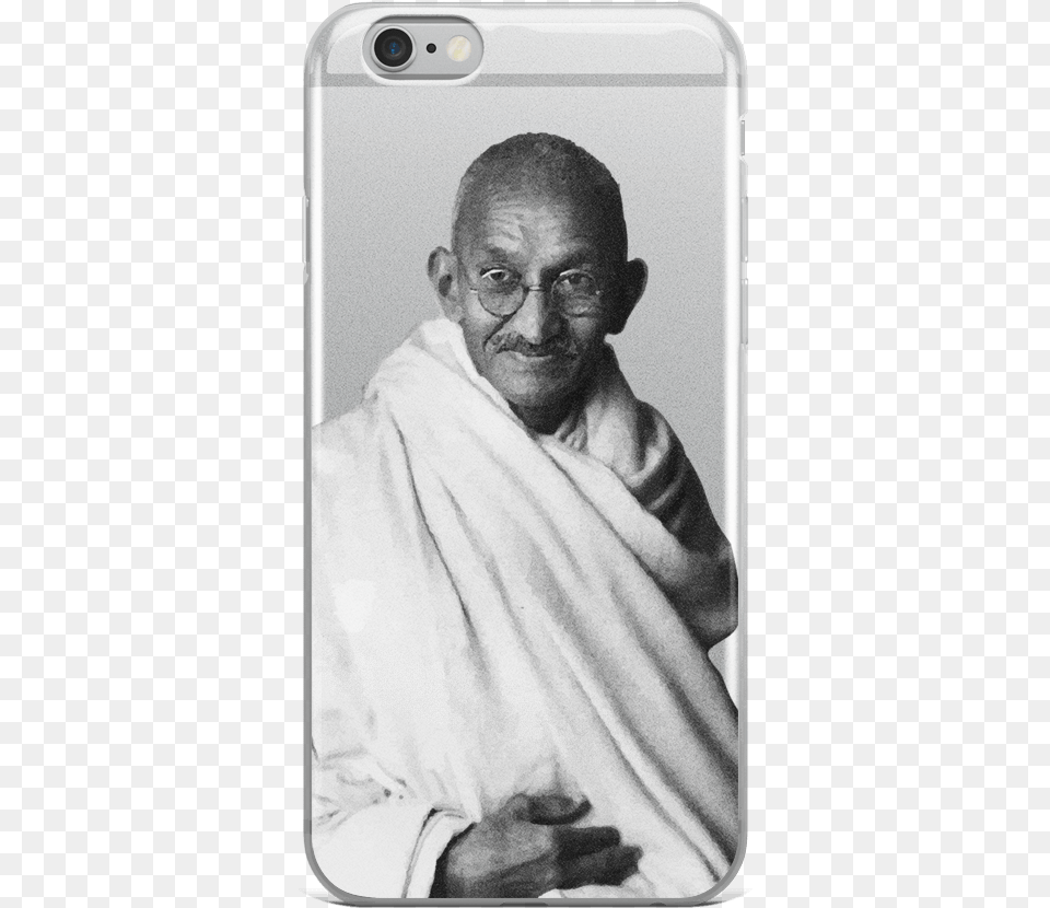 Gandhi39 Iphone Case Mahatma Gandhi, Portrait, Photography, Person, Man Png Image