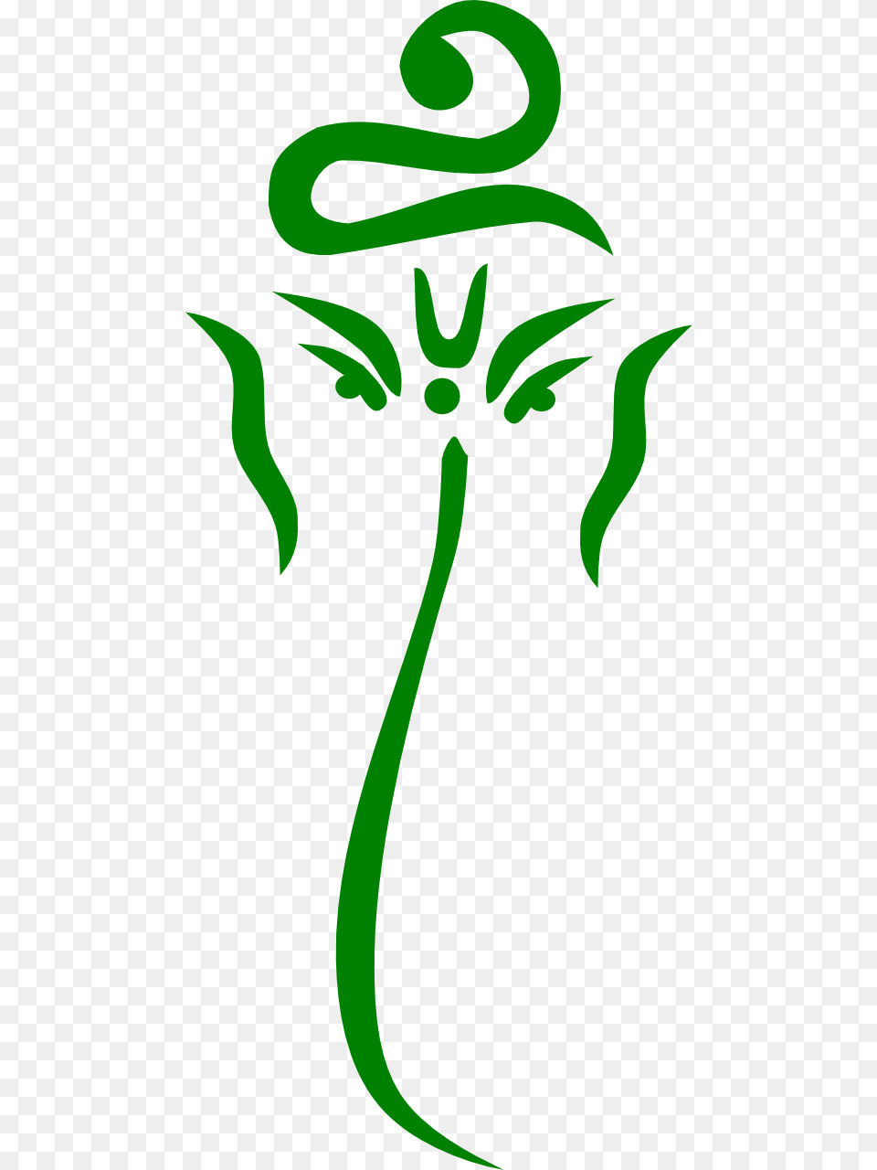 Ganesh, Stencil, Green Free Png Download