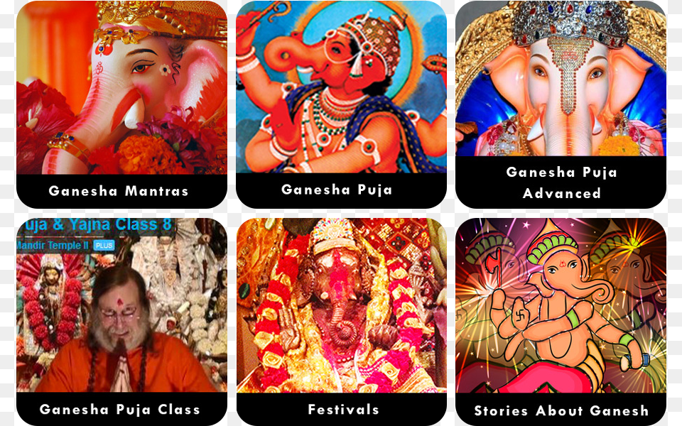 Ganesh 6 Block, Art, Collage, Adult, Wedding Free Transparent Png