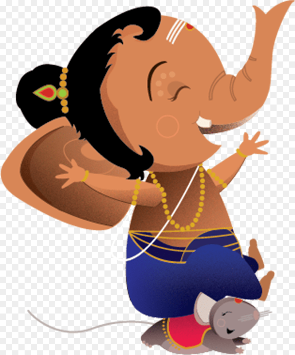 Ganesh Cartoon, Accessories, Jewelry, Necklace, Baby Free Png