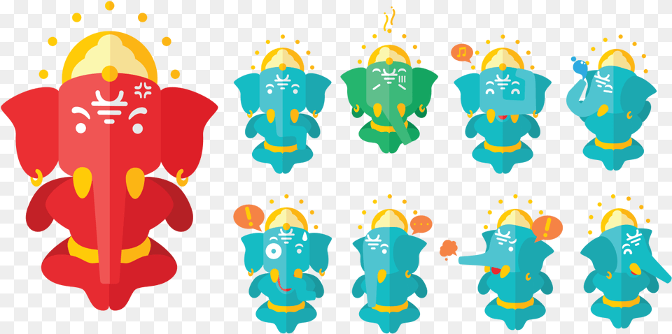 Ganesh Cartoon Vector Ganesha, Baby, Person Free Png Download