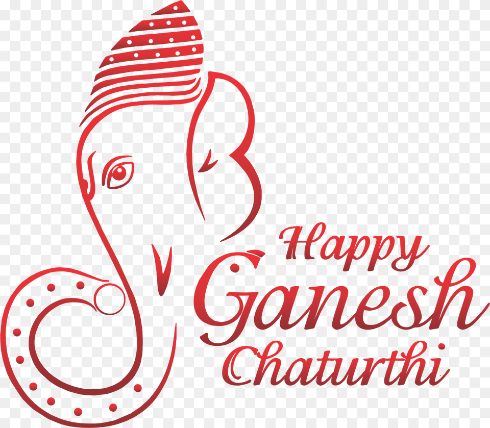 Ganesh Chaturthi Vector Happy Ganesh Chaturthi Text, Animal, Cobra, Reptile, Snake Free Transparent Png