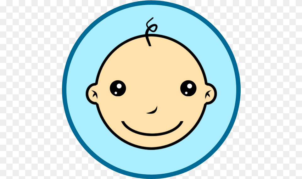 Ganesh Clip Art Baby In A Circle, Face, Head, Person Free Png Download