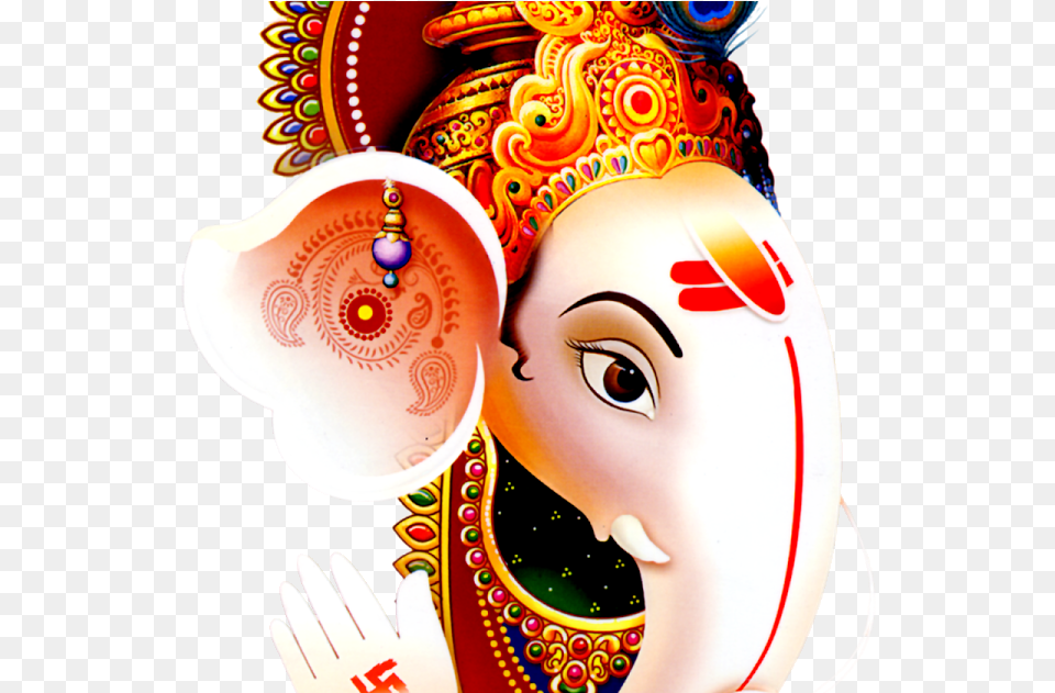 Ganesh Face Ganesha Hd Wallpaper For Mobile, Woman, Person, Female, Adult Free Png Download